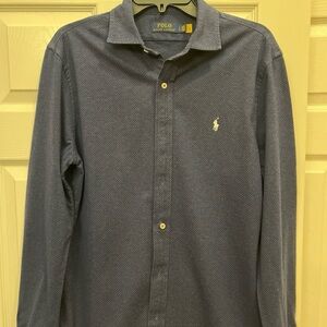 Ralph Lauren Knit Dress Shirt Size Large